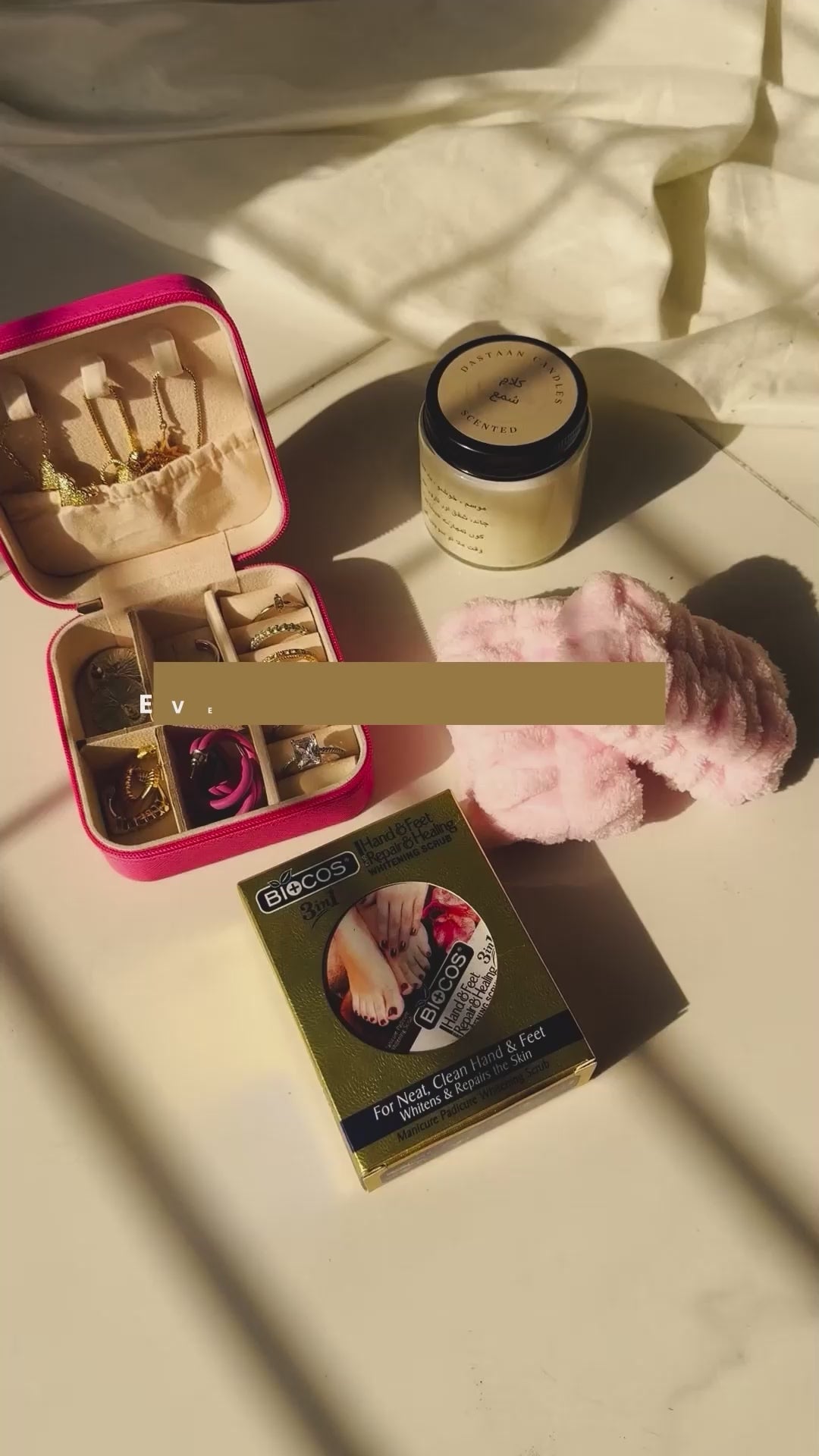 Hand & Feet Scrub with Vitamin E, Olive Oil & Jojoba Oil – Deeply Hydrates, Removes Dry Skin, Treats Cracked Heels, Exfoliates & Moisturizes for Smooth, Healthy Hands & Feet