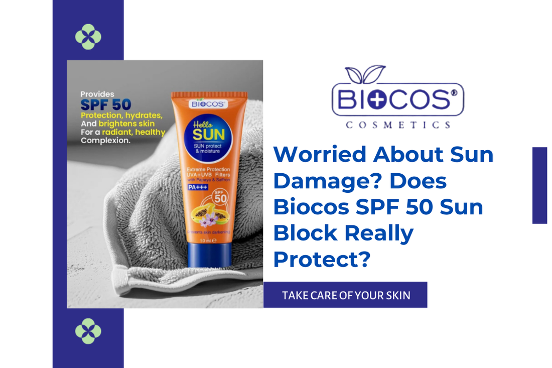 Worried About Sun Damage? Does Biocos SPF 50 Sun Block Really Protect?