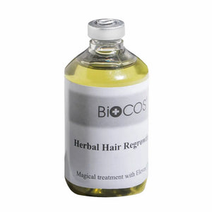 BIOCOS Herbal Hair Regrowth Oil -For Thicker front of pack