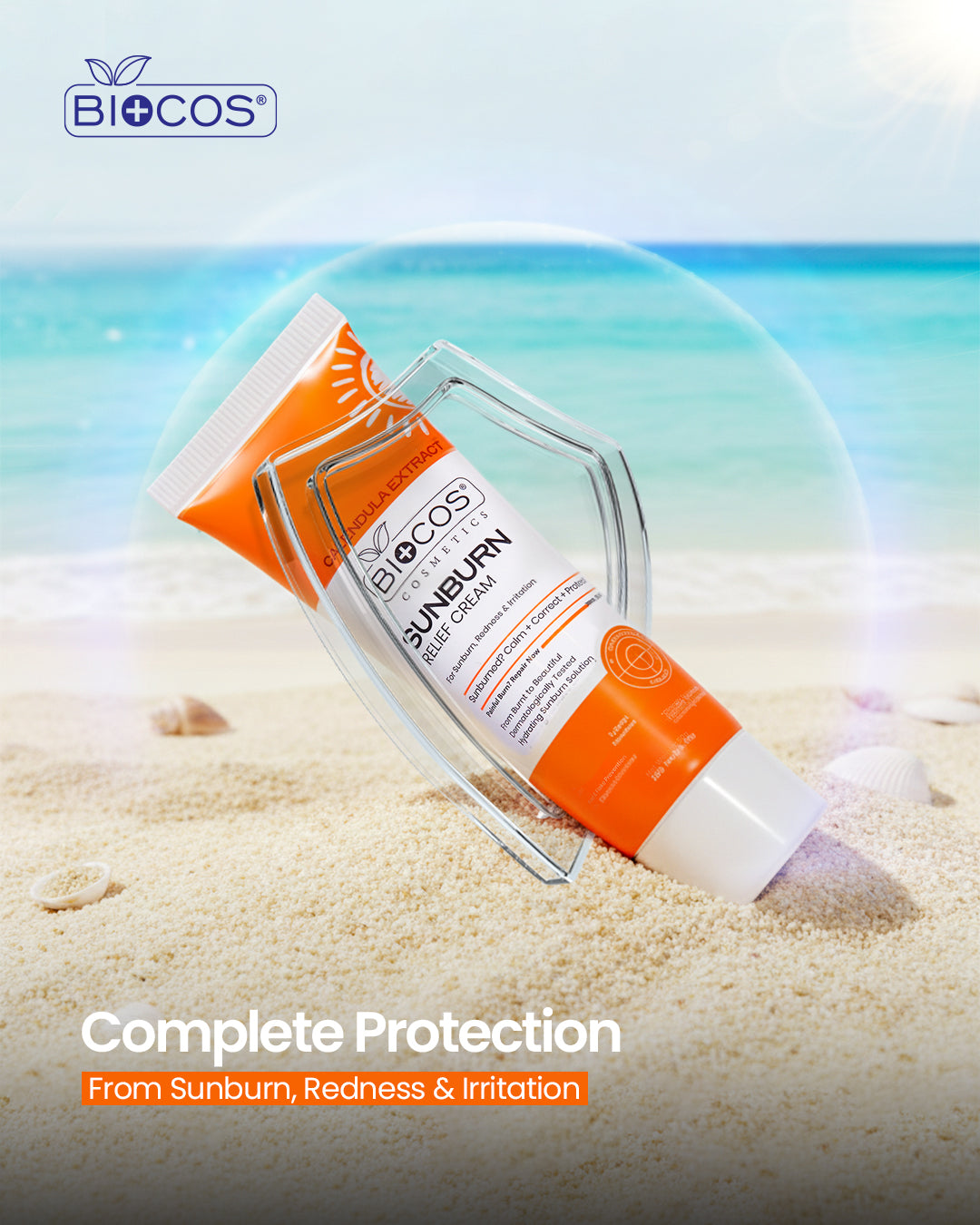 Sunburn Relief Cream – Soothing Hydration for Damaged Skin