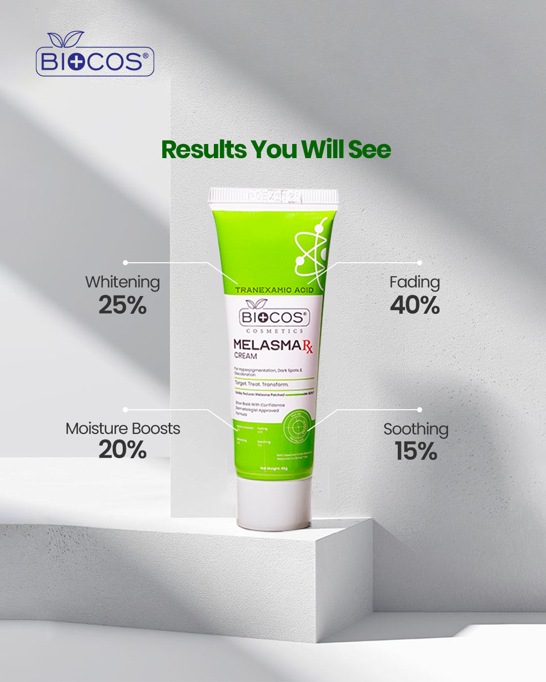 Melasma Rx Cream for Hyperpigmentation, Dark Spots & Discoloration | Hydrating & Brightening