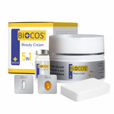 5-in-1 Beauty Cream - Anti-Aging, Brightening, and Deep Hydrating formula Enriched with Arbutin, Vitamin E, B5, Kojic Acid, Glutathione serum, and Beauty Soap -  26gm