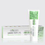 Arbutin 3% Beauty Cream - Dark Spot Corrector & Skin Tone Smoothing Cream with Kojic Acid, Glycolic Acid, Vitamin B5 & Licorice Extract | Hydrating Night Cream for Pigmentation, UV Protection & Sensitive Skin - 50gm