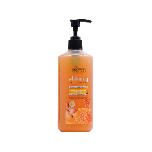 BIOCOS Almond Extracts & Hyaluronic Acid Whitening Body front of pack