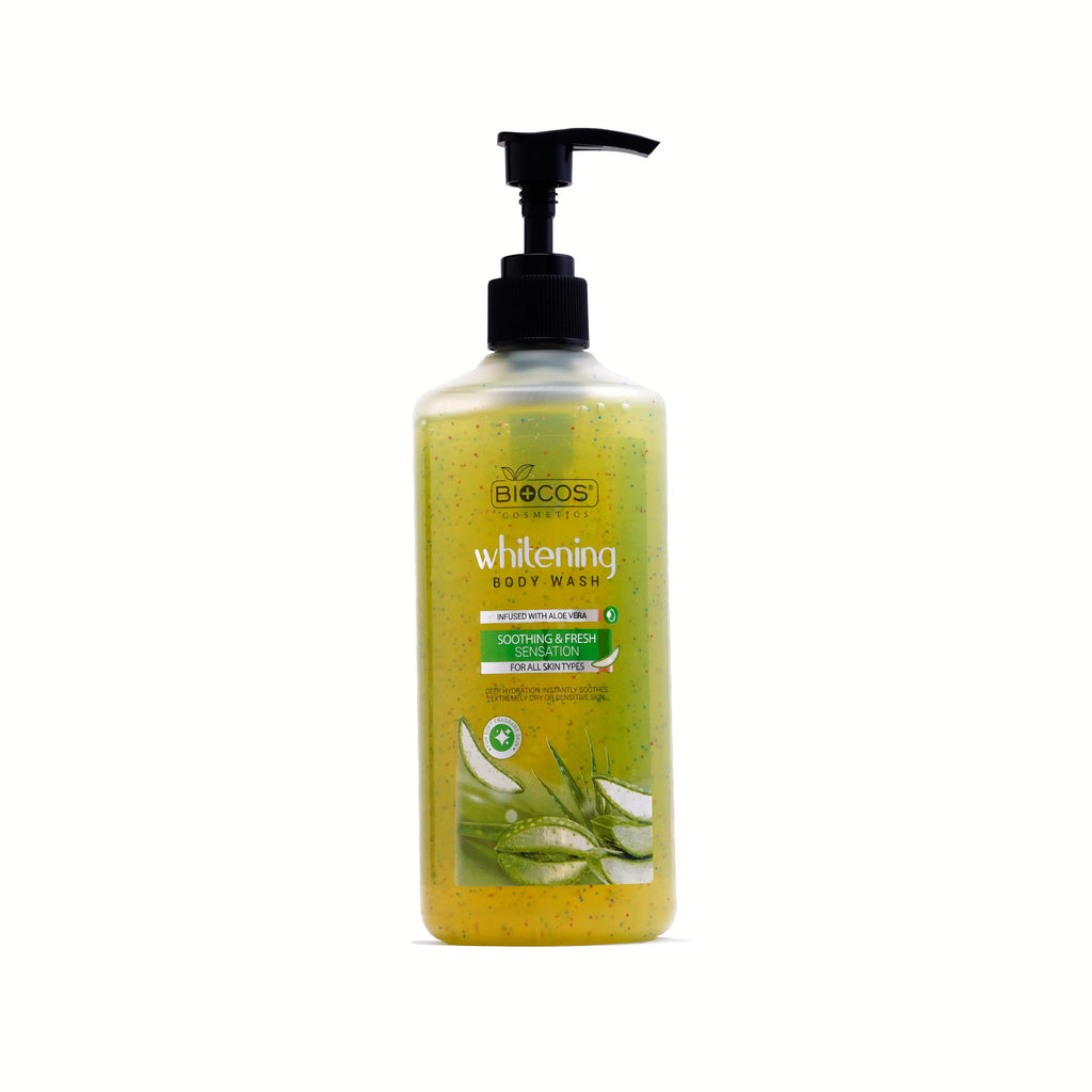 Aloe Vera & Tocopherol Whitening Body Wash for Sensitive Skin