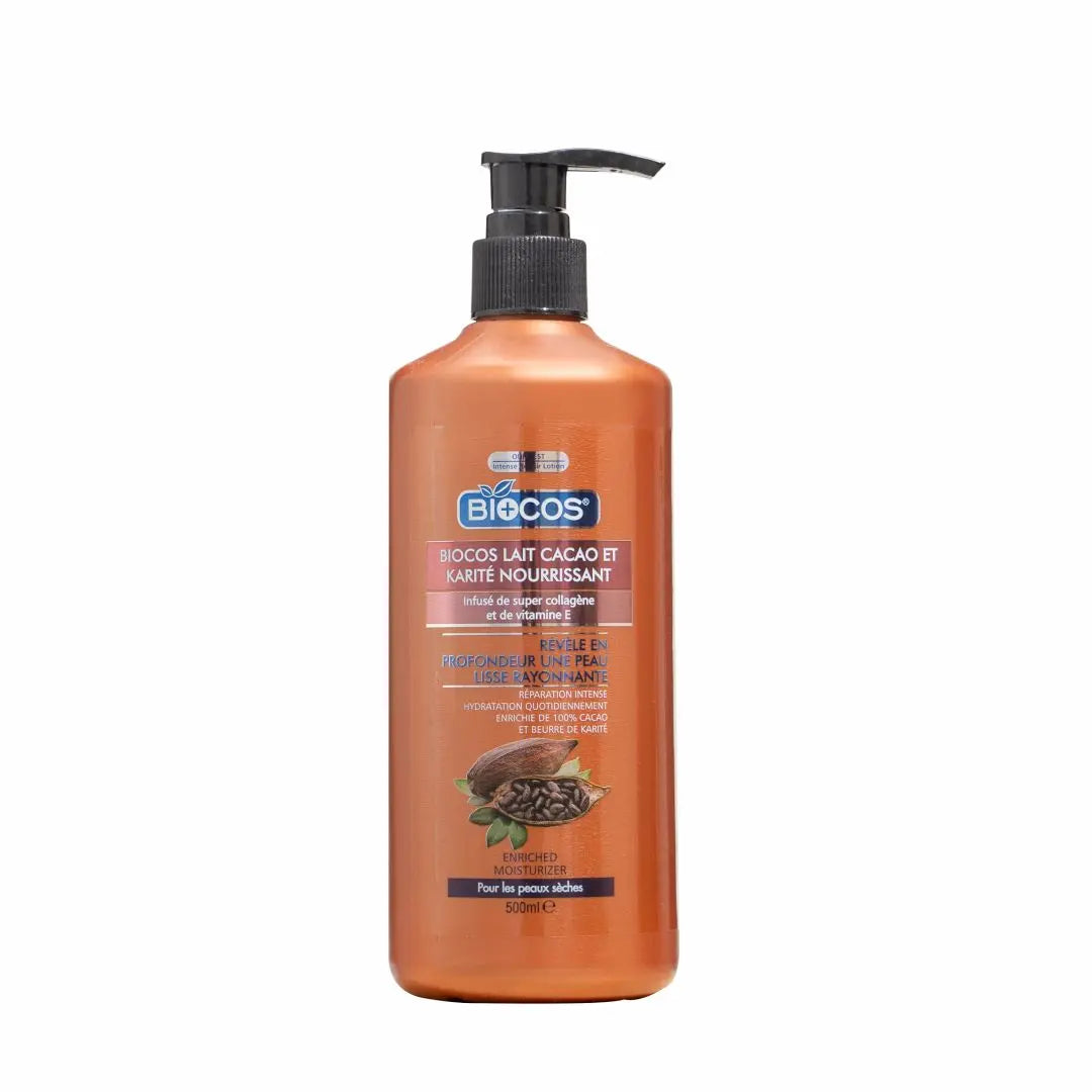 Shea Butter Body Lotion for Dry Skin – Moisturizing Cocoa Butter, Vitamin E, & Natural Hydration – Non-Greasy, Nourishing Lotion for Soft, Smooth Skin 500ml/1000ml