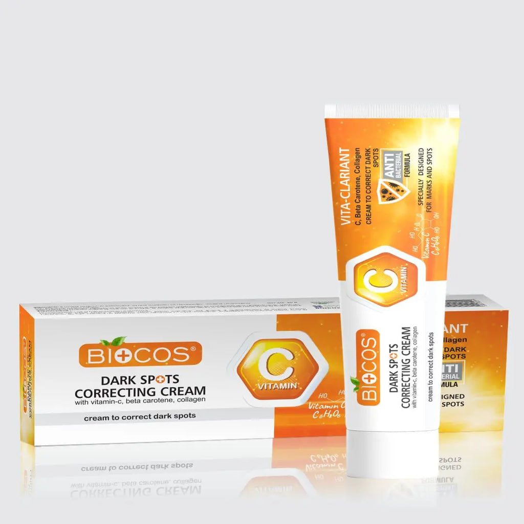 Dark Spot Correcting Cream | Brightening & Hydrating Formula with Sweet Almond Oil, Glycerin & Antioxidants | Fades Dark Spots, Pigmentation & Uneven Skin Tone - 50gm