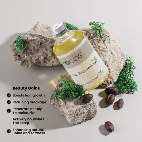 Herbal Hair Regrowth Oil -For Thicker, Stronger Hair
