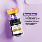 Goldish Creamy Capsule - 8-in-1 Skin Brightening & Anti-Aging Formula, Reduces Melasma, Dark Spots, & Pore Size - L-Glutathione, Kojic Acid, Niacinamide, Alpha-Melight for Radiant Skin - Pack of 2 ,5ml