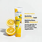 Lemon Hair Removal Cream with Vitamin E, – Swift & Soothing, Moisturizing Formula - 120ml