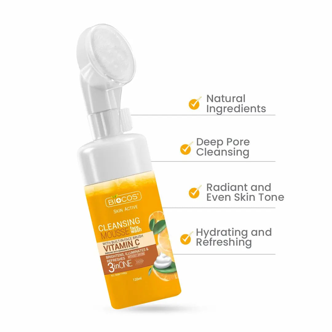 Glow_up Special Deal | Multi Serum Vitamin C, Vitamin C Face Wash Mousse & Dark Spot Correcting Cream – Brighten, Revitalize, and Even Out Your Skin Tone for a Glowing Complexion