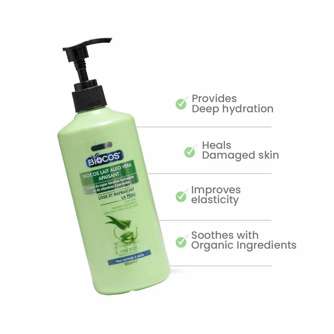 Body Lotion Deal 4 – Aloe Pura Aloe Vera Lotion for Nourishing, Soothing, and Restoring Dry, Damaged Skin, Stretch Marks, Scars, and Sunburn Relief – Hydrate and Heal