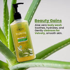 Aloe Vera & Tocopherol Whitening Body Wash for Sensitive Skin