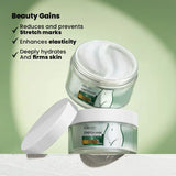 Stretch Mark Cream – Prevents & Reduces Stretch Marks, Restores Skin Moisture, Enhances Elasticity, Enriched with Cocoa Butter, Shea Butter, & Centella Asiatica - 44gm