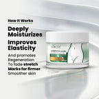Stretch Mark Cream – Prevents & Reduces Stretch Marks, Restores Skin Moisture, Enhances Elasticity, Enriched with Cocoa Butter, Shea Butter, & Centella Asiatica - 44gm