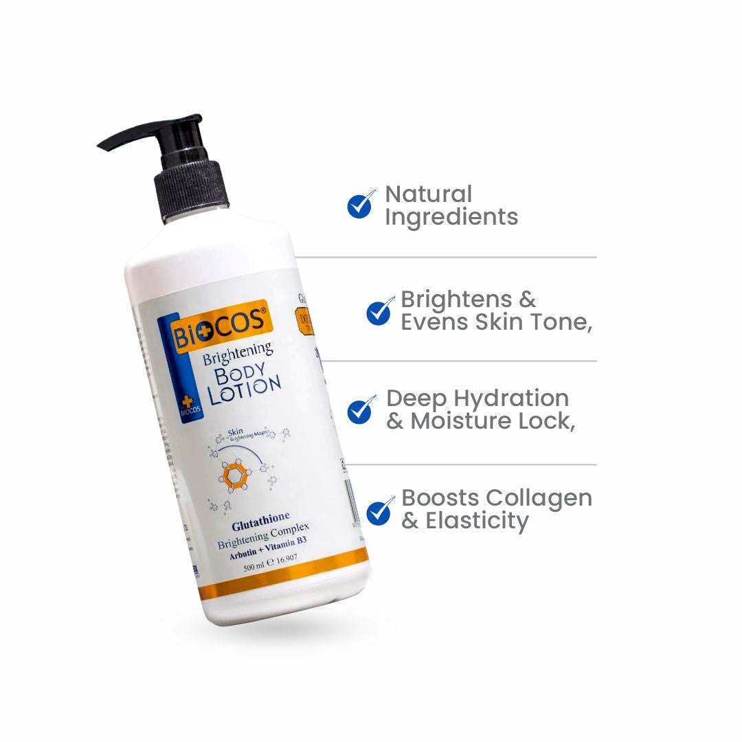 Whitening Bundle | Body Lotion – Hydrates & Moisturizes, Boosts Collagen, Repairs Dry Skin & Glutathione Beauty Cream – Brighten & Rejuvenate Skin for a Radiant Glow