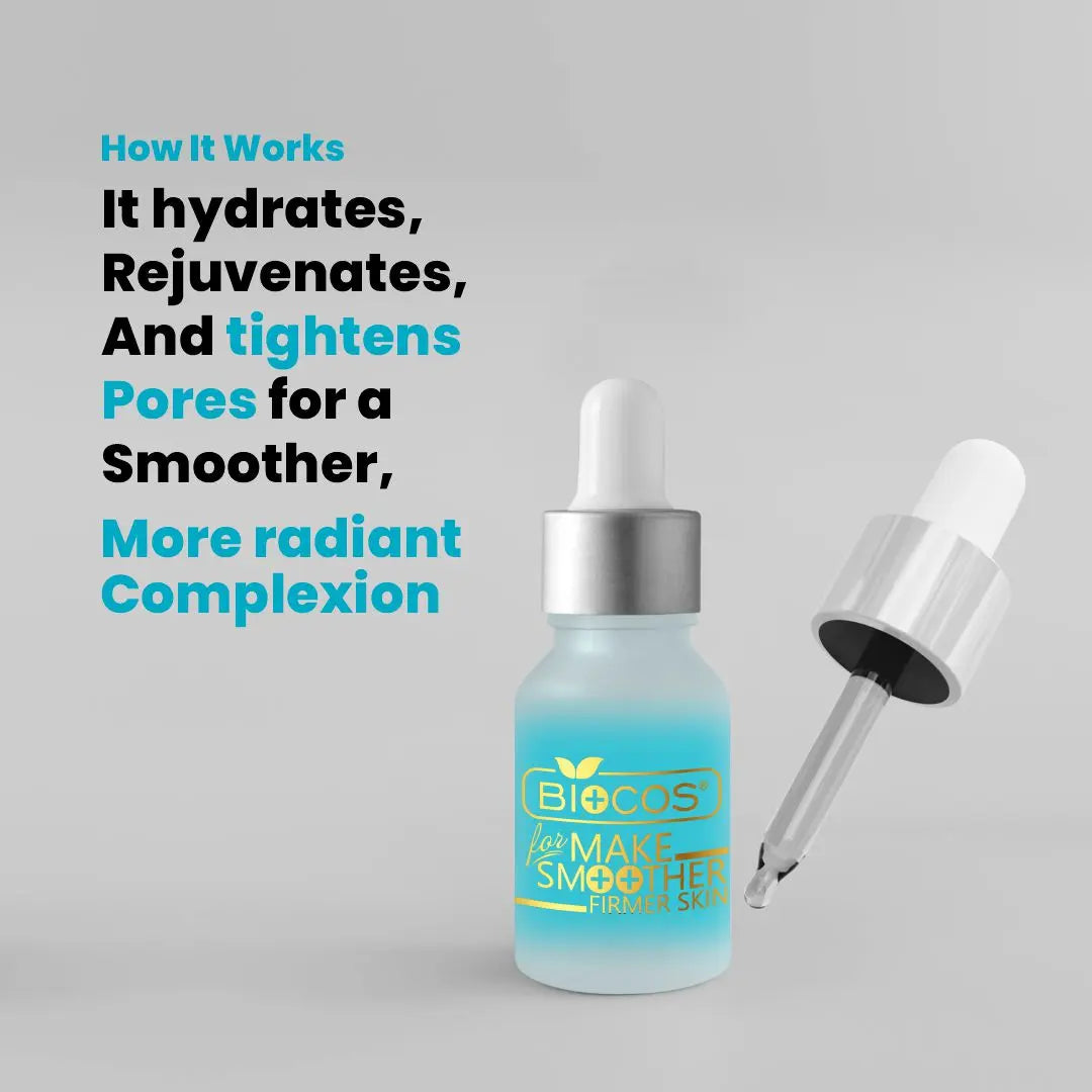 Multi Serum Hyaluronic Acid – Advanced Hydrating & Anti-Aging Facial Serum with Vitamin B3, Ethyl Ascorbic Acid, Rose Hydrosol – Minimizes Fine Lines, Balances Oil, Tightens Pores - 15ml