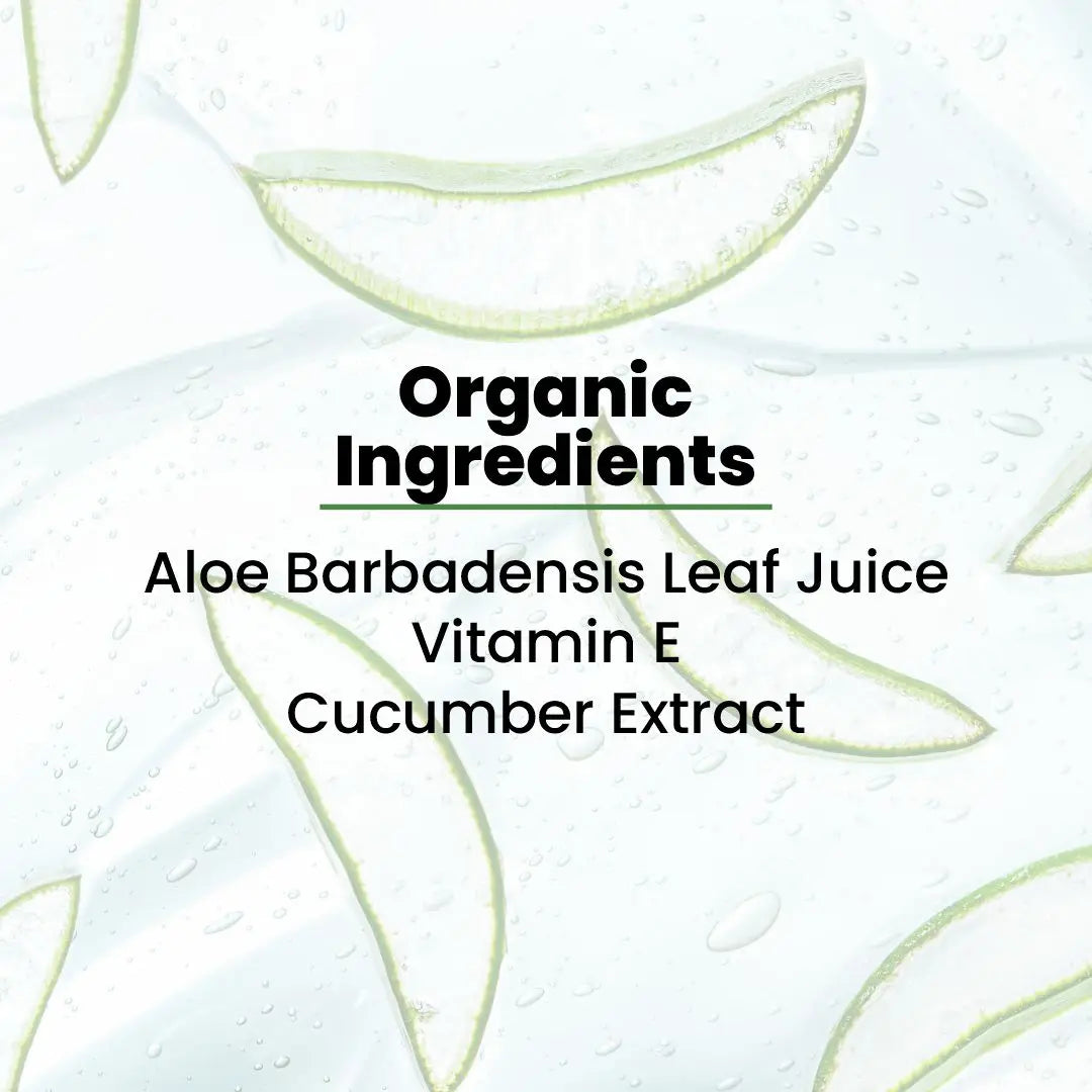 Aloe Vera Body Lotion – Nourishes, Soothes & Restores Dry, Damaged Skin with Aloe Barbadensis Juice, Cucumber Extract for Stretch Marks, Scars & Sunburn Relief 500ml/1000ml