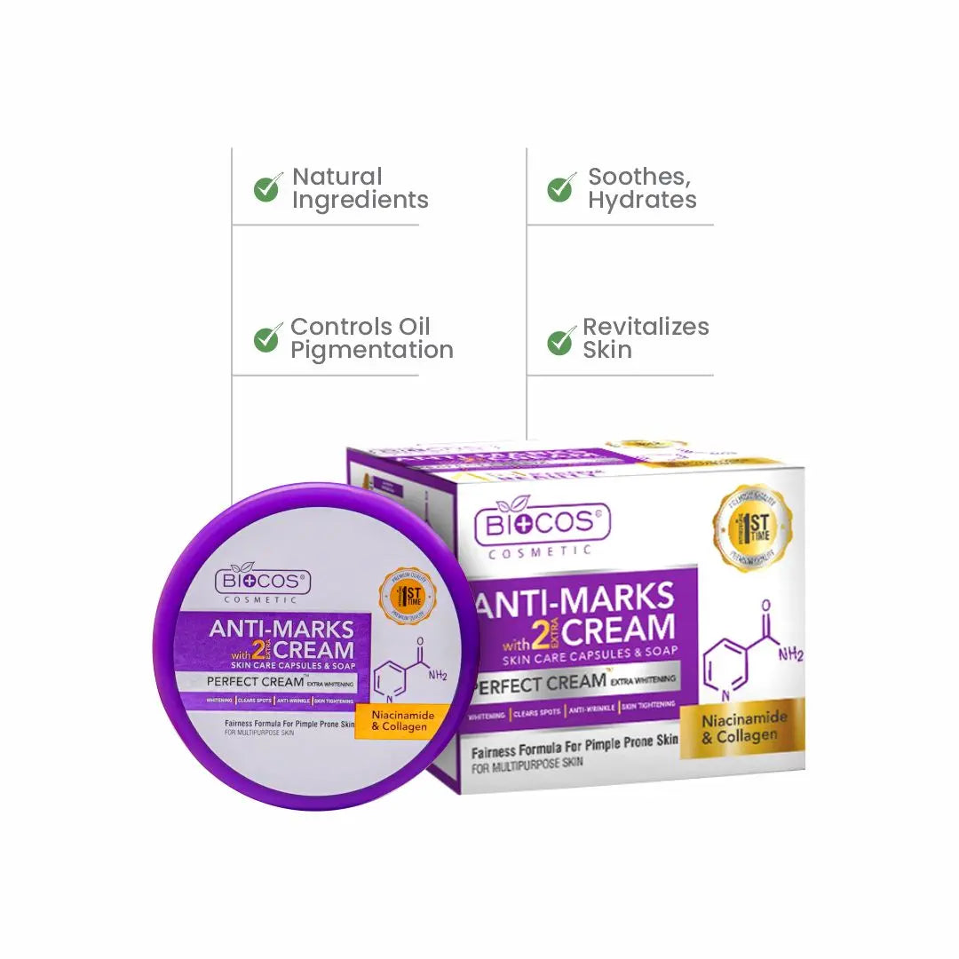 Acne-Free Essentials Collection | Anti-Mark Cream, Tea Tree Spray & Sun Block – Clear, Protect, Heal, and Nourish Your Skin for a Smooth, Acne-Free, and Radiant Complexion