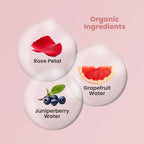 Organic Rose Water Spray – Hydrating Toner, Reduces Redness & Tightens Pores