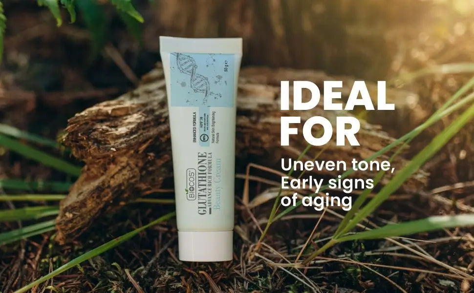 Glutathione Beauty Cream - Brighten & rejuvenate skin with Aloe Vera BIOCOS Cosmetics Glutathione Beauty Cream - Brighten & rejuvenate skin with Aloe Vera BIOCOS Cosmetics