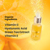 Multi Serum Vitamin C – Advanced Hydrating & Brightening Facial Serum with Hyaluronic Acid, Collagen, Jojoba Oil, Green Tea Extract – Anti-Aging, Anti-Pigmentation, Radiant Complexion - 15ml