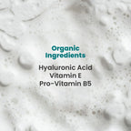 Hyaluronic Acid Face Wash Mousse - Hydrating Cleanser with Aloe Vera, Vitamin E & Pro-Vitamin B5, Deep Pore Cleansing, Anti-Breakout, Non-Drying 120ml