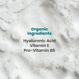 Hyaluronic Acid Face Wash Mousse - Hydrating Cleanser with Aloe Vera, Vitamin E & Pro-Vitamin B5, Deep Pore Cleansing, Anti-Breakout, Non-Drying 120ml