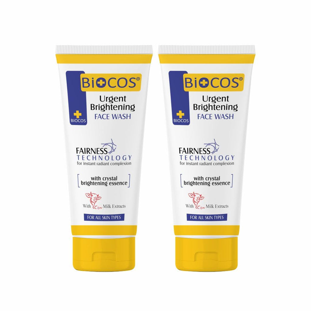 Whitening Face Wash with Milk Extracts & Vitamin E – Cleanses & Brightens Skin - Pack of 2