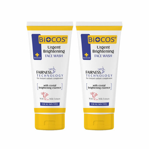 Whitening Face Wash with Milk Extracts & Vitamin E – Cleanses & Brightens Skin - Pack of 2