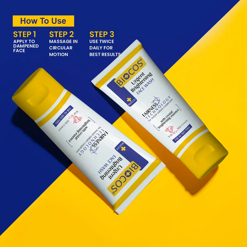 Whitening Face Wash with Milk Extracts & Vitamin E – Cleanses & Brightens Skin - Pack of 2