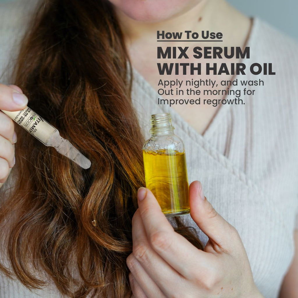 Hair Regrowth Magic Serum with Olive Oil, Almond Oil & Procapil – Promotes Hair Growth