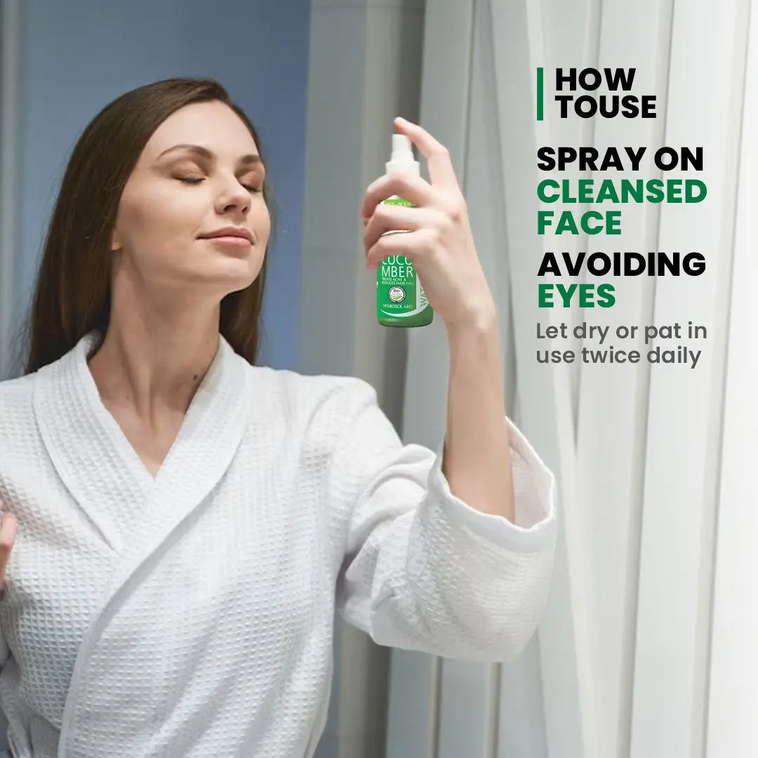 Cucumber Water Mist | Soothing & Hydrating for Redness Relief