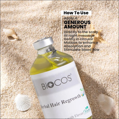 Herbal Hair Regrowth Oil -For Thicker, Stronger Hair