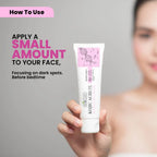 Kojic Acid Cream for Dark Spots & Hyperpigmentation | Skin Brightening & Acne Scar Removal | Enriched with Glycolic Acid, Aloe Vera & Vitamin B5 - 50gm