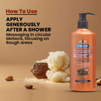 Shea Butter Body Lotion for Dry Skin – Moisturizing Cocoa Butter, Vitamin E, & Natural Hydration – Non-Greasy, Nourishing Lotion for Soft, Smooth Skin 500ml/1000ml