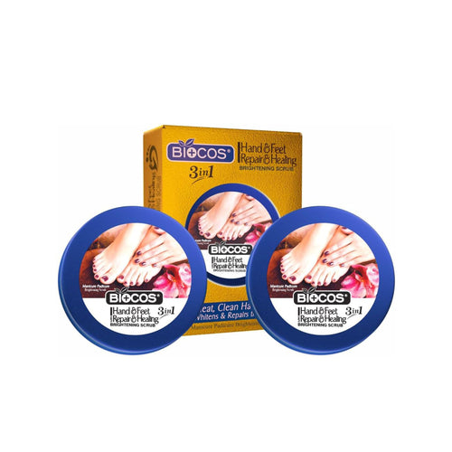 Hand & Feet Scrub  – Deeply Hydrates, Removes Dry Skin, Treats Cracked Heels - Pack of 2