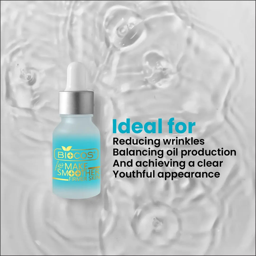 Multi Serum Hyaluronic Acid – Advanced Hydrating & Anti-Aging Facial Serum with Vitamin B3, Ethyl Ascorbic Acid, Rose Hydrosol – Minimizes Fine Lines, Balances Oil, Tightens Pores - 15ml