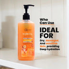 Whitening Body Wash – Softens & Nourishes Skin with Honey, Almond Extracts, & Hyaluronic Acid – Gentle Cleansing for Dry & Damaged Skin – 500ml