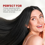 Hair Thick Ayurvedic Hair Oil – Anti-Hair Fall & Growth with Moringa, Amla, Brahmi, Neem, Coconut Oil – Dandruff Control, Strengthens & Nourishes for Thicker, Healthier Hair - 150ml