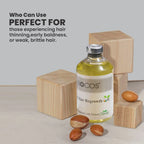 Herbal Hair Regrowth Oil - Nourishing Almond, Coconut & Black Seed Oils for Thicker, Stronger Hair - Promotes Natural Growth & Shine - 100ml