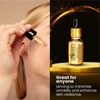 24K Gold Serum – Restores Elasticity, and Prevents Premature Aging