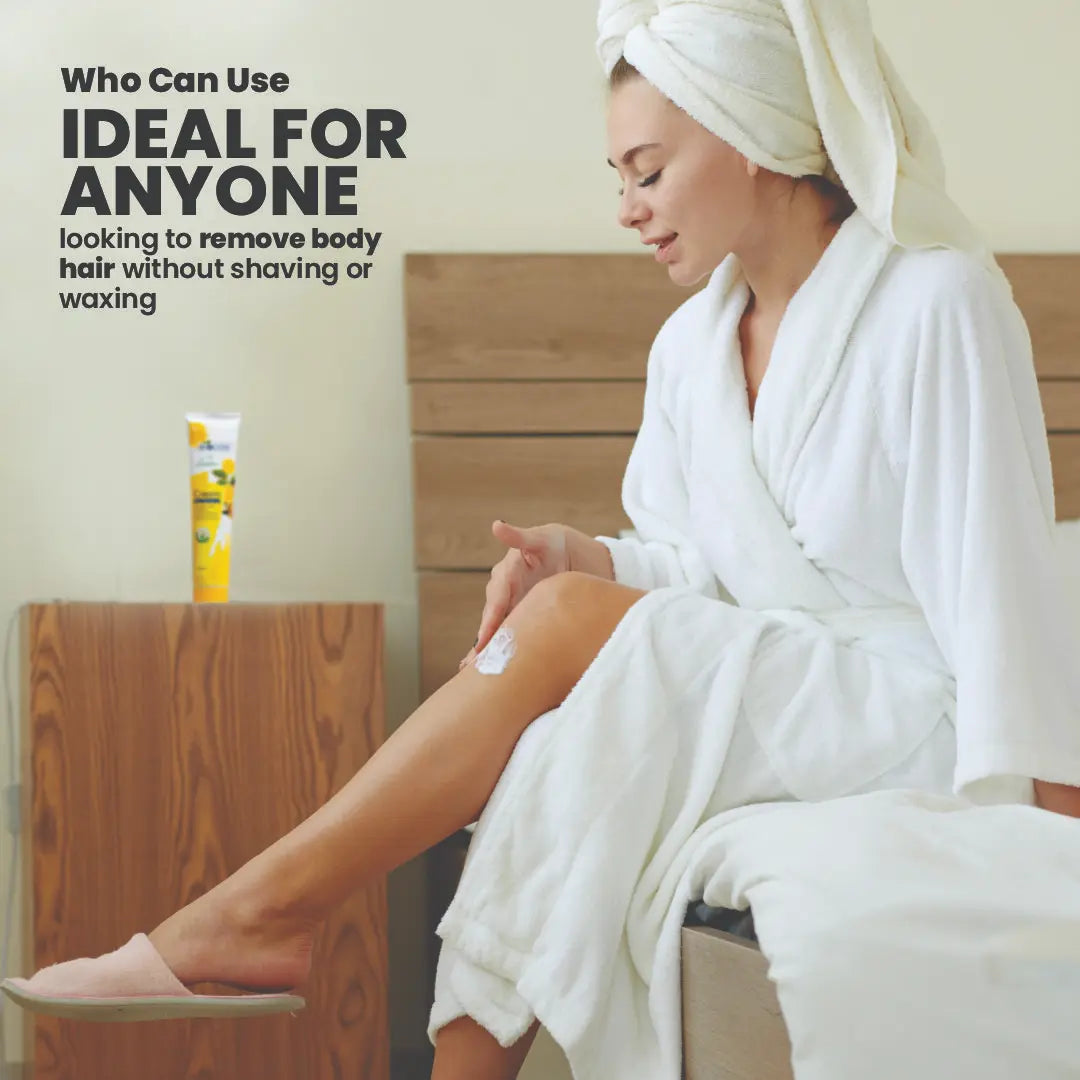 Lemon Hair Removal Cream with Vitamin E, – Swift & Soothing, Moisturizing Formula - 120ml