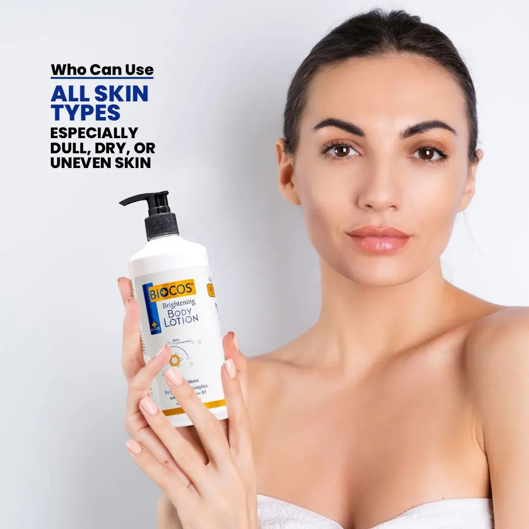 Body Lotion  – Hydrates & Moisturizes, Boosts Collagen, Repairs Dry Skin, with Niacinamide, Arbutin & Glutathione for Radiant Skin Tone 500ml/1000ml