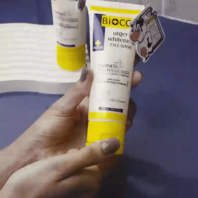 Whitening Face Wash with Milk Extracts & Vitamin E – Cleanses & Brightens Skin - Pack of 2