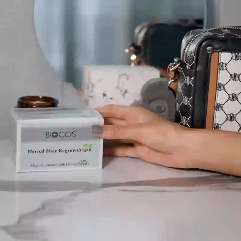 Herbal Hair Regrowth Oil -For Thicker, Stronger Hair