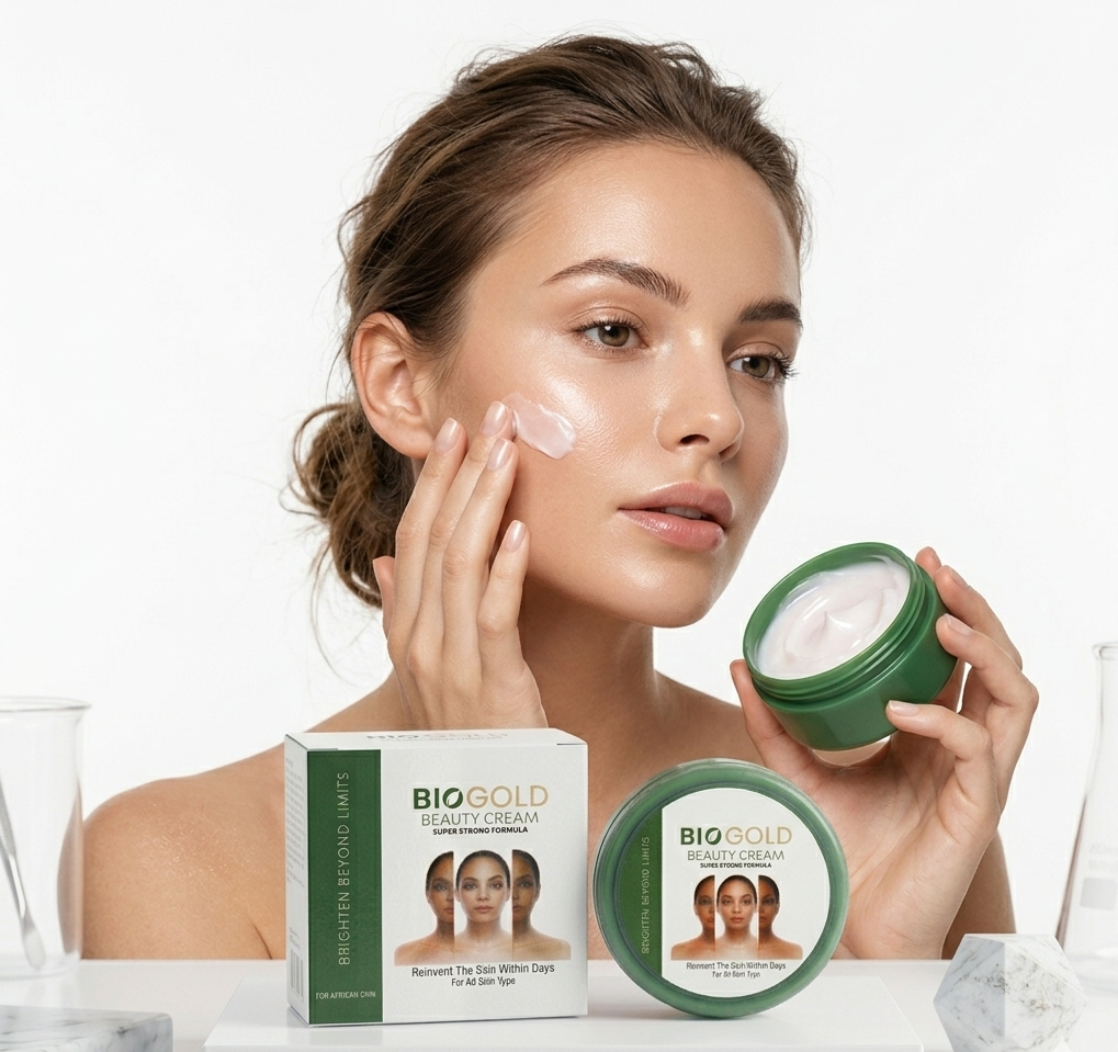 BioGold Beauty Cream Africa – 24K Gold, Reduces Wrinkles, Illuminates & Protects Skin