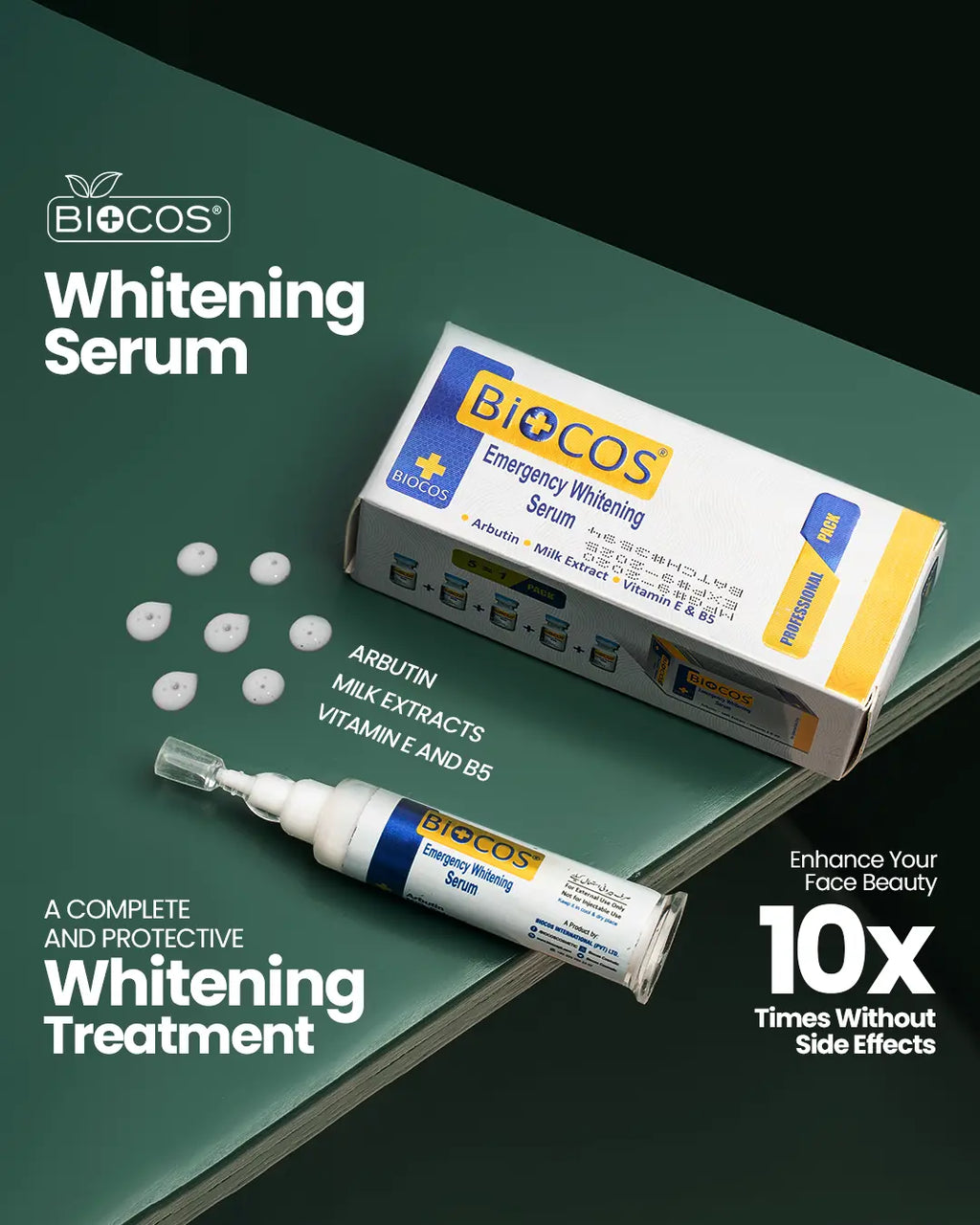 Skin Whitening Serum (Parlour Pack) – Brightening, Dark Spot Correcting & Anti-Aging