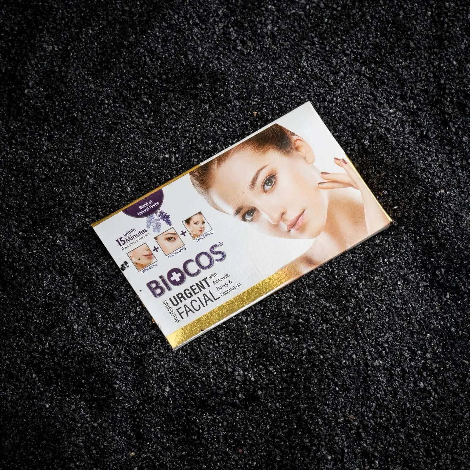 Urgent Facial Sachet – Whitens & Revitalizes with Almond Oil, Honey & Vitamin B3 (Pack of 2)