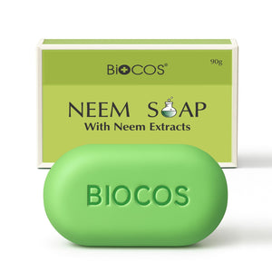 BIOCOS Pure Neem Soap front of pack